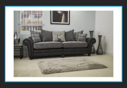 Darwin 4 Seater Pillow Back Sofa (Split)