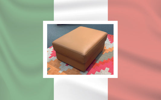 Blanca & Olga Italian Leather Foot stool