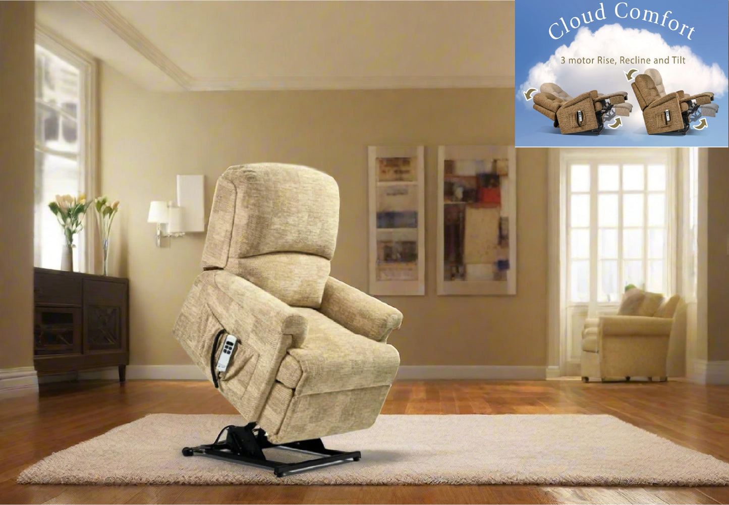 Sherborne Nevada Rise & Recline Chair with Cloud Comfort