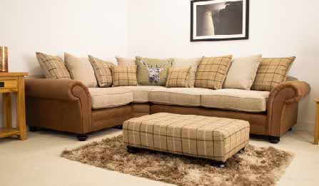 Darwin 1c2 Pillow Back Corner Sofa