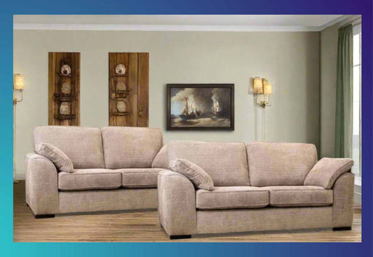 Flynn 3+2 Formal Back Sofa Set