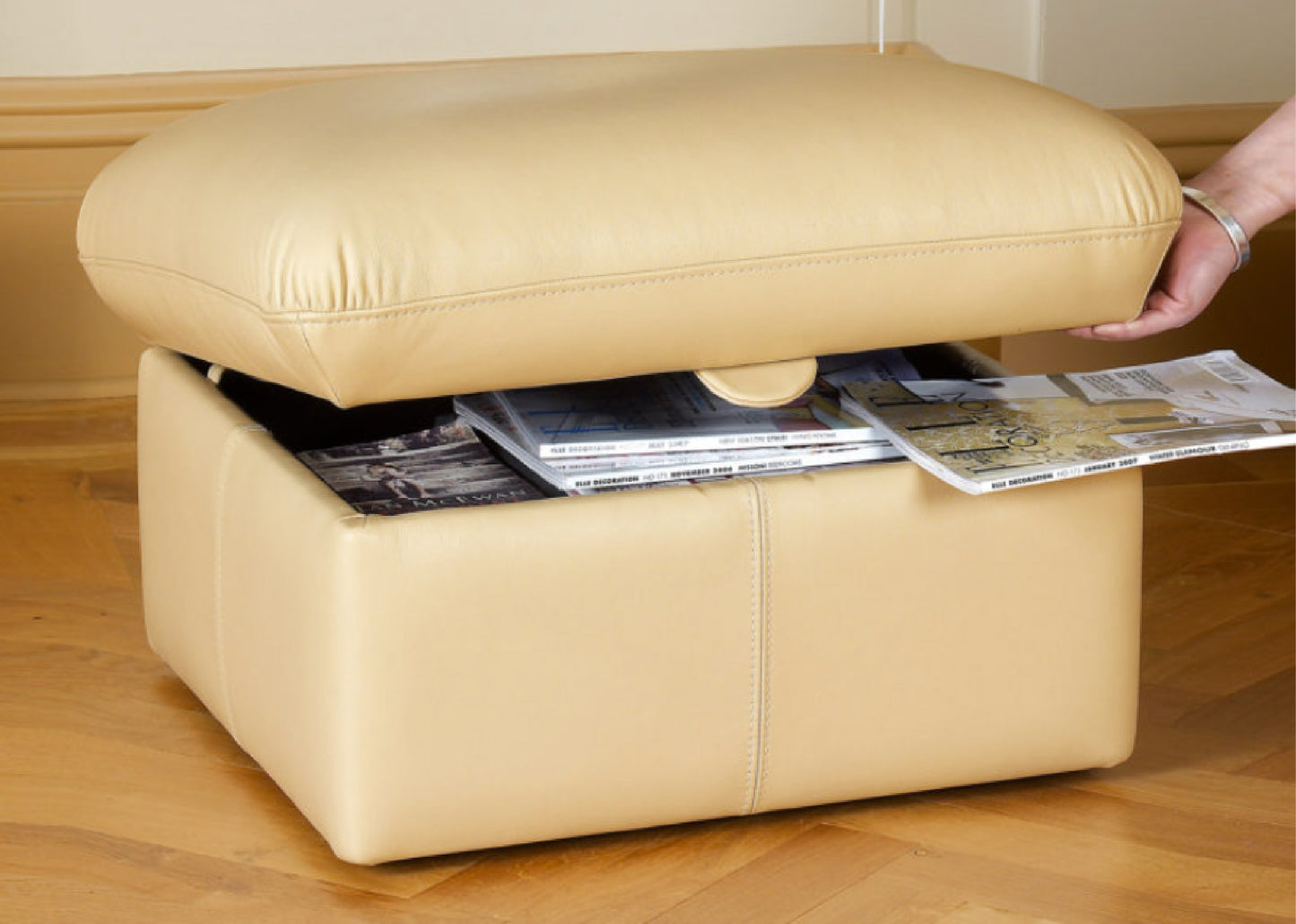 Sherborne Accessories - Leather Footstools